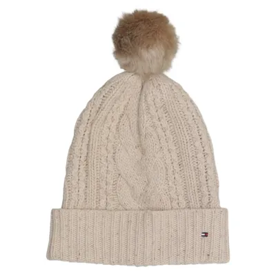 Toppluva (Beige) från Tommy Hilfiger Akryl, Angora, Polyamid, Polyester, Silke, Ull