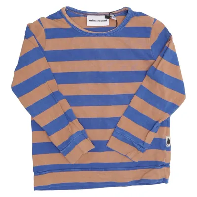 T-shirt à manches longues (Bleu, Marron) de Mini Rodini Élasthane, Tencel