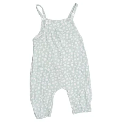 Salopette (Vert, Blanc) de Mini Coton