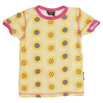 T-shirt (Geel, Roze, Meerkleurig) van Maxomorra Elastaan, Organisch katoen