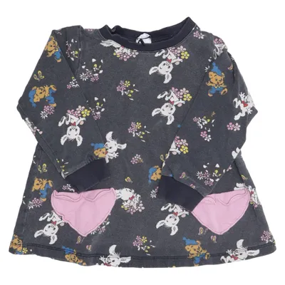 Robe (Gris, Multicolore) de Bamse Coton, Élasthane