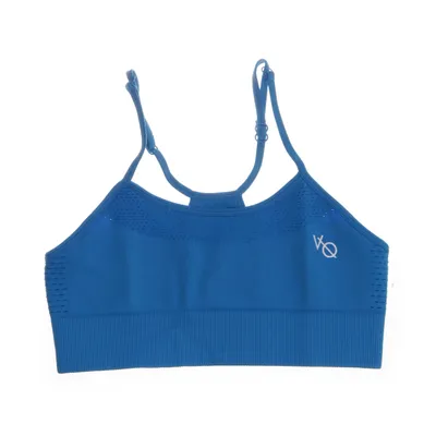 Sport-BH (Blå) från Vanquish Fitness Elastan, Polyamid