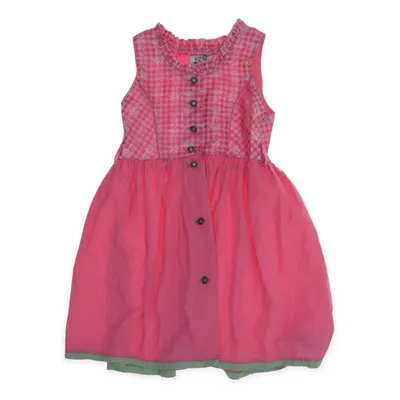 Dirndl (Pink) fra Isar Trachten Polyester, Bomuld