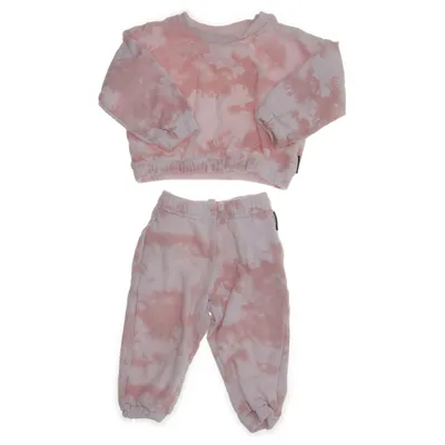 Loungewear (Wit, Roze) van Polarn O. Pyret Organisch katoen