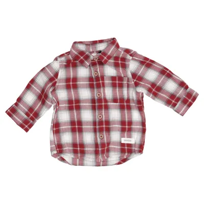 Flannel shirt (Red, White, Beige) from Newbie by KappAhl Cotton