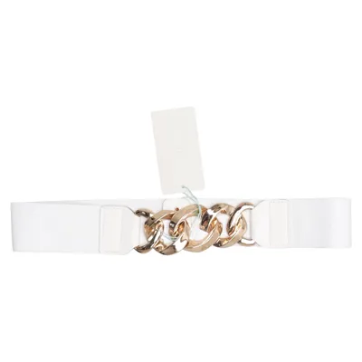 Waist belt (White) from Pfeffinger Elastane, Polyester, Polyurethane