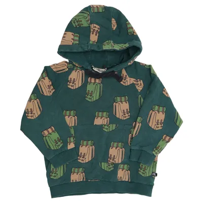 Hoodie (Green, Multicolored) from Carlijnq Cotton, Elastane