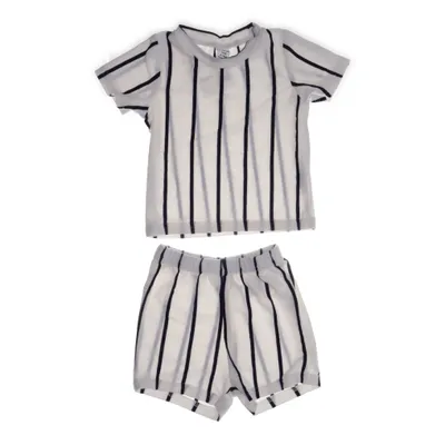 Pajamas (White, Black) from Shein Elastane, Polyester, Viscose