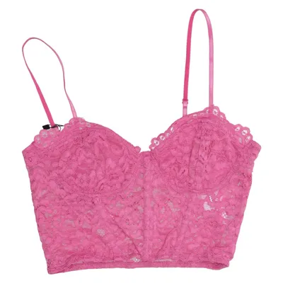 Bustier (Roze) van Zara Katoen, Polyester