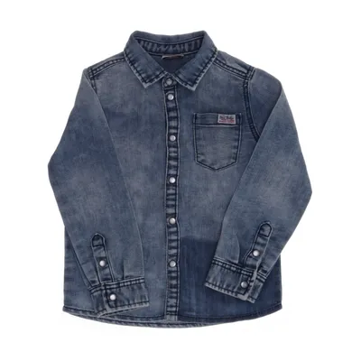 Denim blouse (Blauw) van Tape a L'oeil