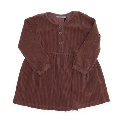 Klänning (Rosa) från Lil'Atelier Ekologisk bomull, Återvunnen polyester