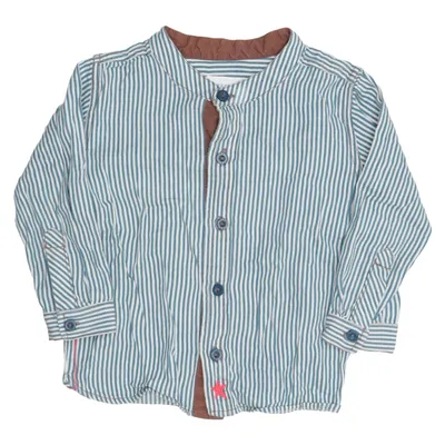 Shirt (Blue, White, Brown) from Phister & Philina Cotton