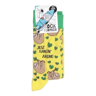 Sokken (Geel, Groen, Bruin) van Sock Atomica Katoen, Elastaan, Polyester