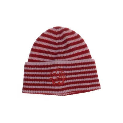 Beanie (Roze, Rood) van Ganni Kasjmier, Wol