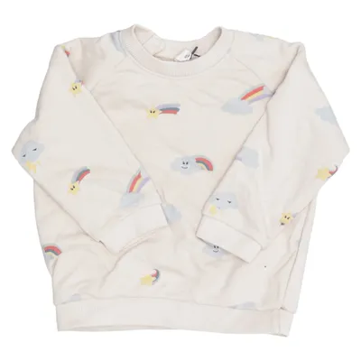 Sweatshirt (Beige, Flerfarvet) fra Åhléns Kids Bomuld, Polyester