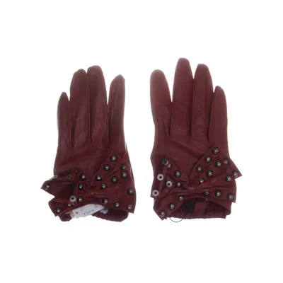 Leather gloves (Red) from Aldo Leather