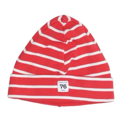 Beanie (Red, White) from Polarn O. Pyret Organic cotton