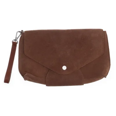 Aftonväska (Brun) från Zign Bomull, Skinn