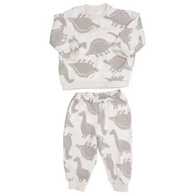 Loungewear (Wit, Beige) van H&M Katoen, Polyester