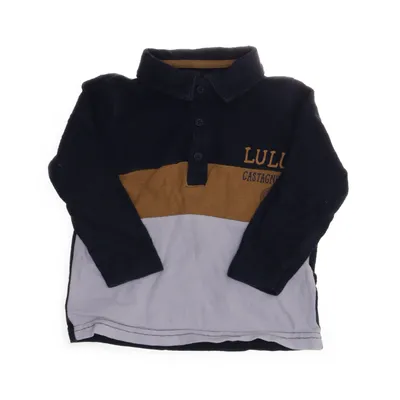 Rugby shirt (Blue, White, Brown) from Lulu Castagnette