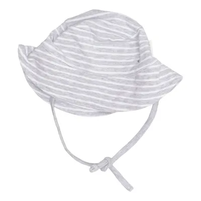 Bucket hat (Gray, White) from Geggamoja Bamboo, Elastane, Organic cotton