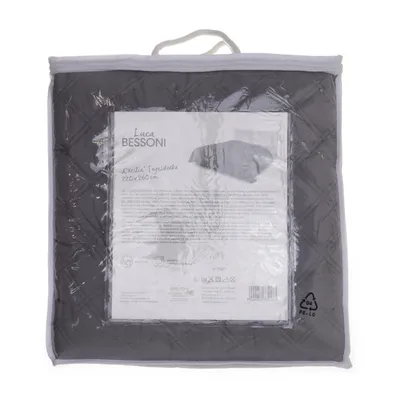 Bedspread (Gray) from Luca Bessoni Polyester