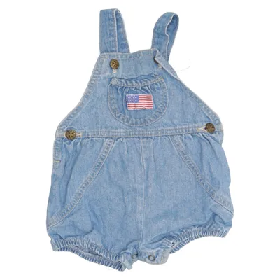 Dungaree shorts (Blue) from OshKosh B'gosh Cotton