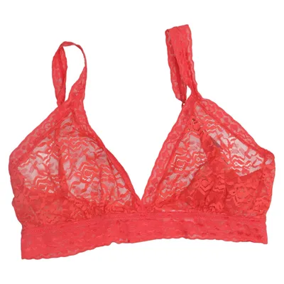 Bralette (Rød) fra Lace Laboratory Elastan, Polyamid