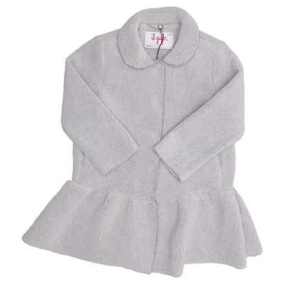 Coat (Gray) from Il Gufo Cotton, Polyester, Viscose, Wool