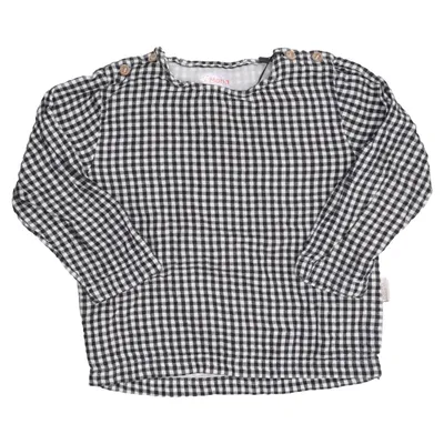 Long sleeve T-shirt (Black, White) from Poudre Organic Cotton