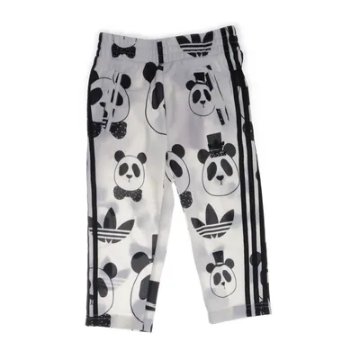 Träningsbyxor (Vit, Svart, Flerfärgad) från Adidas Mini Rodini Återvunnen polyester