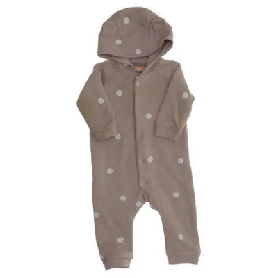 Grenouillère (Beige, Blanc) de Rikiki Coton, Polyester