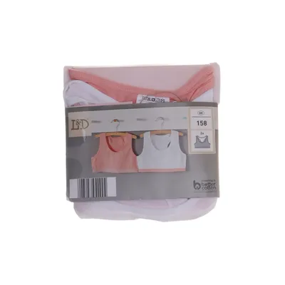 Bralette (Roze, Wit) van L&D Katoen, Elastaan