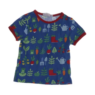 T-shirt (Blå, Flerfärgad) från Toby Tiger Ekologisk bomull