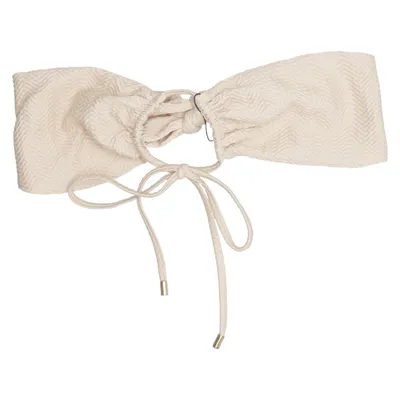 Bikini top (Beige) from Monday Swimwear Elastane