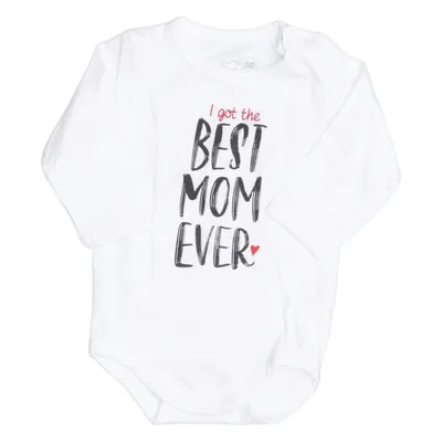 Romper (Wit) van Petite Mini Katoen, Elastaan