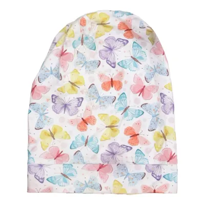 Beanie (White, Multicolored) from Alana Cotton, Elastane