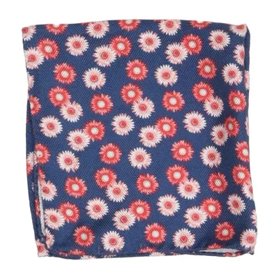 Handkerchief (Blue, Red, White) from Atlas Design Silk