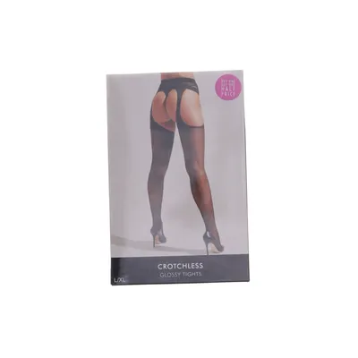 Nylon panty (Zwart) van Ann Summers Elastaan, Polyamide