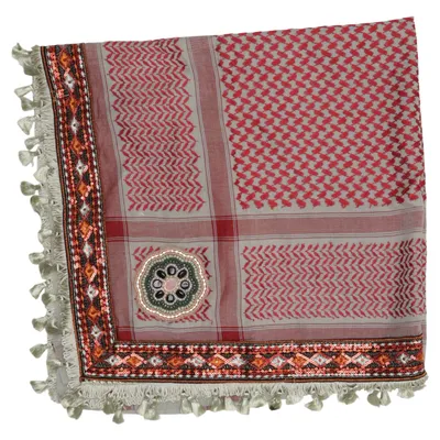 Halsdoek (Rood, Beige, Meerkleurig) van Izuskan