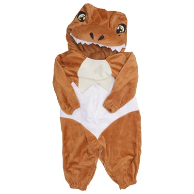 Onesie (Brown, White) Polyester
