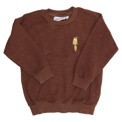 Sweatshirt (Marron) de Mini Rodini Coton, Polyester recyclé