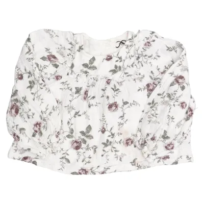 Blus (Vit, Flerfärgad) från Newbie by KappAhl Bomull