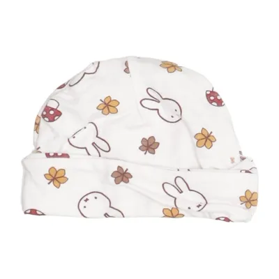 Beaniehue (Hvid, Flerfarvet) fra Miffy Bomuld, Elastan