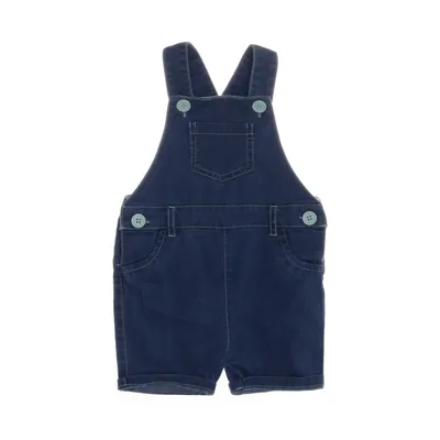 Salopette courte (Bleu) de Baby Club Coton, Polyester