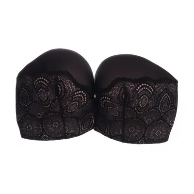Bandeau-bh (Svart) från Wonderbra Elastan, Polyamid, Polyester