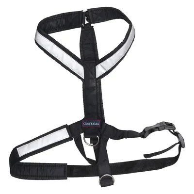 Dog harness (Black, Silver) from Gustaf & Evita