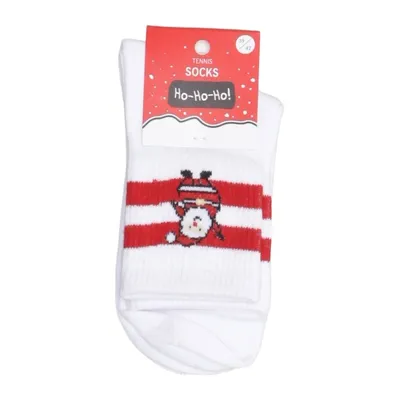 Chaussettes (Blanc, Rouge, Multicolore) de Tennis Coton, Élasthane, Polyester