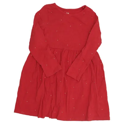 Klänning (Röd) från H&M Bomull, Elastan