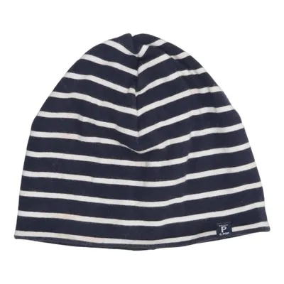 Beanie (Blauw, Wit) van Polarn O. Pyret Elastaan, Organisch katoen